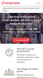 Mobile Screenshot of es.penpal-gate.net