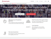 Tablet Screenshot of de.penpal-gate.net