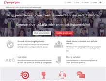 Tablet Screenshot of nl.penpal-gate.net